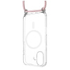 FIXPUNM2-1600-PI FIXED MagPure puzdro na krk s ružovou šnúrkou pre Apple iPhone 17 8591680187188