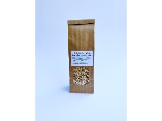 Fazuľa biela prázdne struky rezané