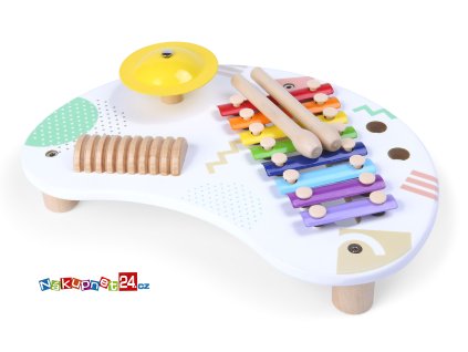 Nástroj stolní hudba stolní cimbál +18m ECOTOYS