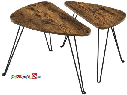 Dvoudílný konferenční stolek Loft