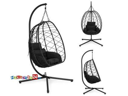 Závěsné zahradní houpací křeslo Cocoon do 120 kg + polštáře MultiGarden