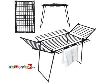 13894 susak na pradlo stojici na balkone 25 metru cerny