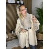 Hřejivé pončo - Béžová