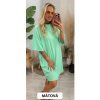 Dámské šaty oversize (Barva Růžová)