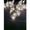 Vnitřní vánoční mini řetez -ve tvaru sobí hlavička až 40 led na baterie (Osvětlení Studená bílá 2m - 20 led diod)