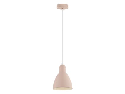1623 stropni zavesne svitidlo priddy p eglo ruzova ocel 1xe27 60w