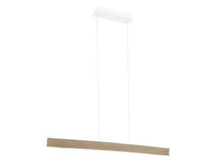 1833 led stropni zavesne svitidlo fornes eglo hneda a bila ocel 1xled 24w