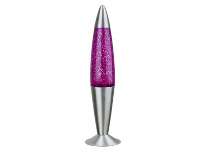 2267 dekorativni lampa glitter rabalux fialova ocel a sklo 1xe14 25w