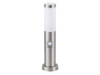 2414 venkovni svitidlo stojaci inox torch rabalux matny chrom ocel a plast 1xe27 25w ip44 senzor