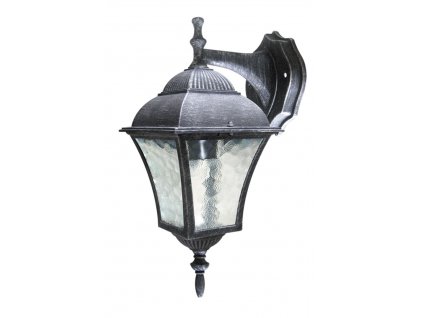 2417 venkovni svitidlo nastenne toscana rabalux anticka stribrna ocel a sklo 1xe27 60w ip43