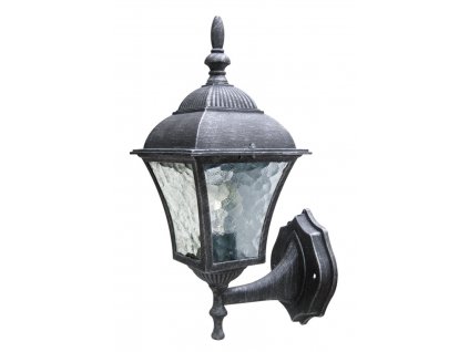 2444 venkovni svitidlo nastenne toscana rabalux anticka stribrna ocel a sklo 1xe27 60w ip43