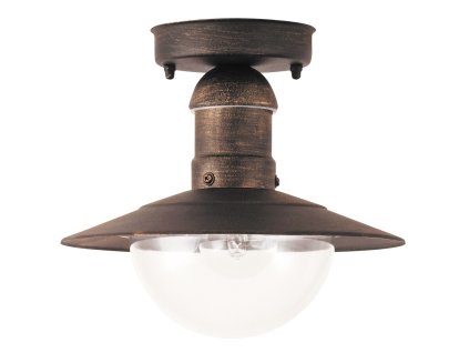 2477 venkovni svitidlo stropni oslo rabalux anticka zlata ocel a plast 1xe27 60w ip44