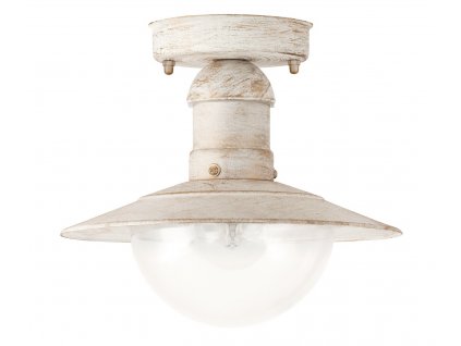 2480 venkovni svitidlo stropni oslo rabalux anticka bila ocel a plast 1xe27 60w ip44