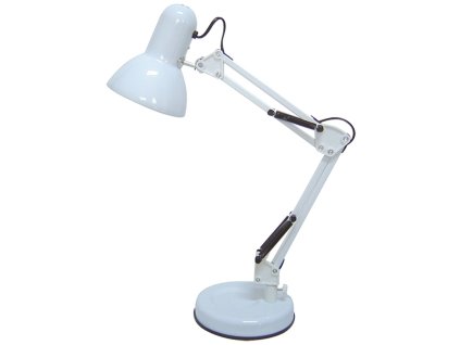 2562 stolni lampa samson rabalux bila ocel 1xe27 60w