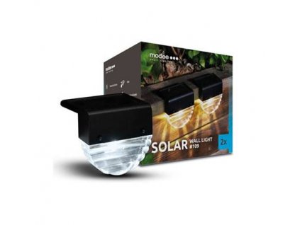 Svítidlo LED + RGB LED solární venkovní nástěnné ML-WS109 Modee, IP44