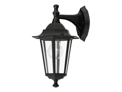 Venkovní svítidlo nástěnné VELENCE RABALUX, černá, ocel a sklo, 1xE27/60W, IP43 8202
