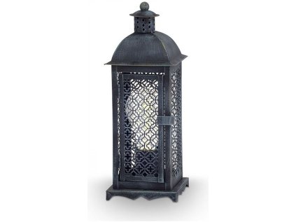 906 stolni lampa antigo eglo patina ocel 1xe27 60w
