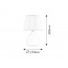 2264 1 stolni lampa ingrid rabalux bordo keramika a textil 1xe14 40w