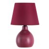 2264 stolni lampa ingrid rabalux bordo keramika a textil 1xe14 40w