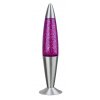 2267 dekorativni lampa glitter rabalux fialova ocel a sklo 1xe14 25w