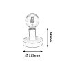 2556 2 stolni lampa bowie rabalux bila ocel 1xe27 60w