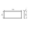 Vestavný LED panel + driver S + BRAVO KANLUX – 40W