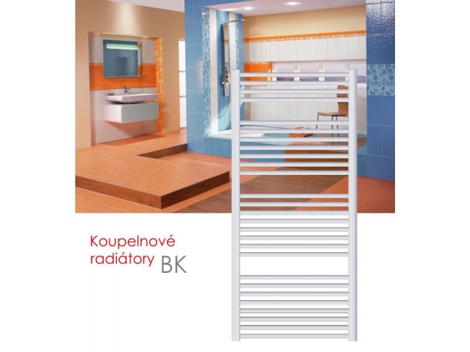 Elektrický koupelnový radiátor ELVL BK.E 75.132, 750x1320x30, BK.E 75x132