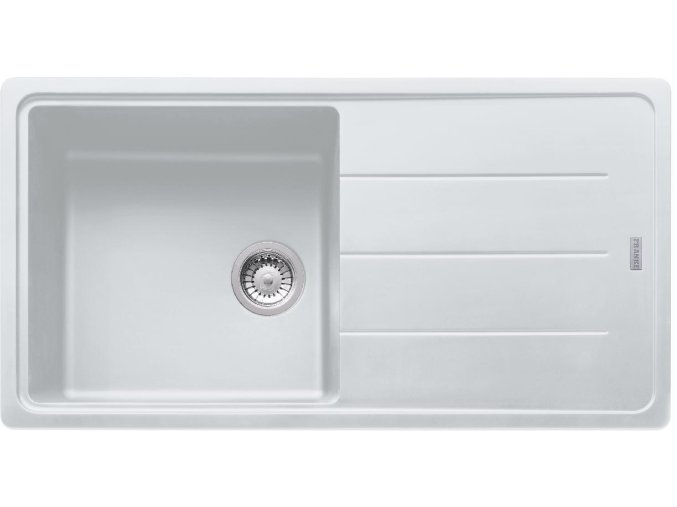 franke basis bfg 611, 970x500 mm, granitový dřez bílá led