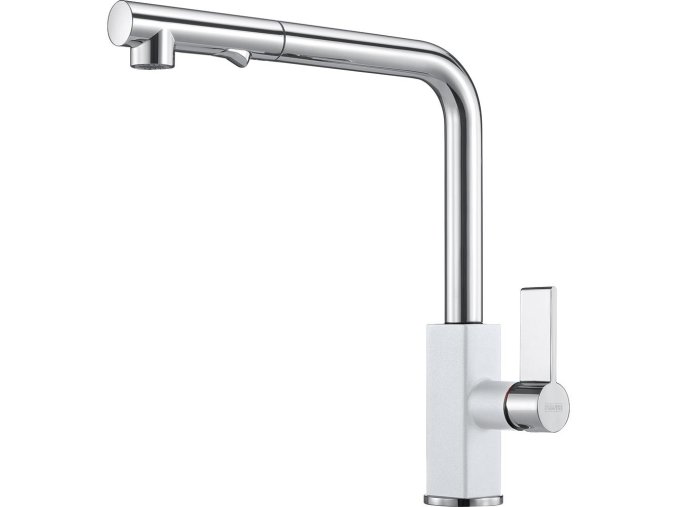 dřezová baterie Franke FG 0392.094 chrom/bílá led