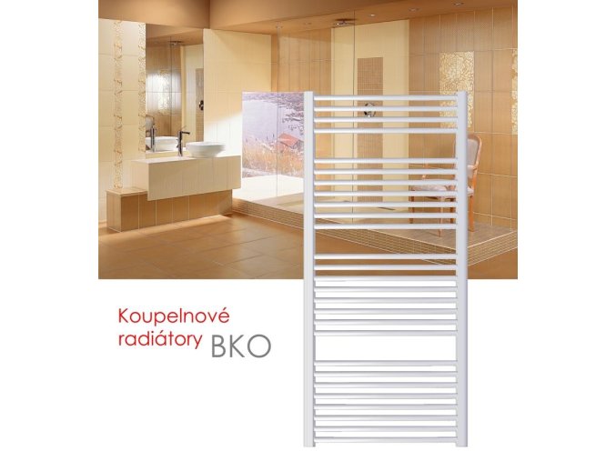 elektrický koupelnový radiátor BKO.ERC 45.73 450x730
