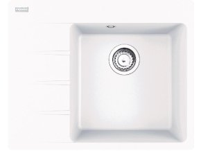 granitový dřez Franke Centro fragranit CNG 611-62 TL/7 bílá led