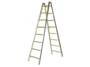 Štafle hliníkové 2x5 příček, typ 4023/2x5, záruční lhůta 10 let