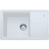 granitový dřez Franke BSG 611-62 bílá led