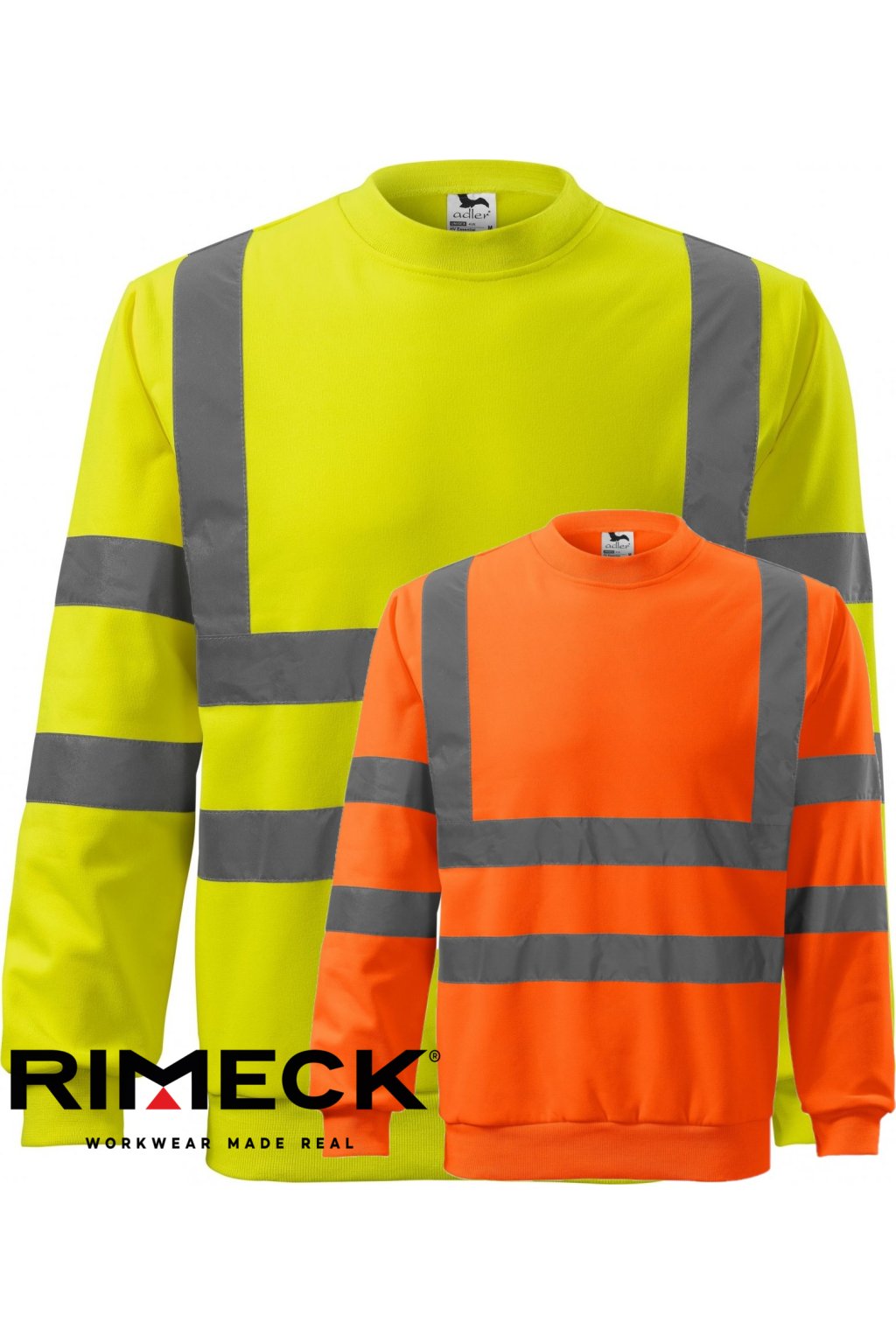 HV Essential 4V6 Mikina unisex (Velikost M, Barva fluorescenční žlutá)