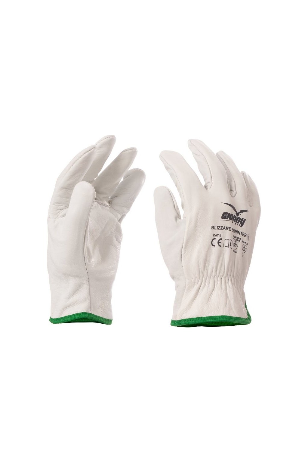 Zimní pracovní rukavice, BLIZZARD 55WINTER (Barva LEDOVÁ, Velikost 6)