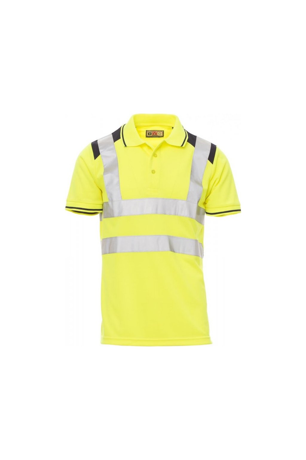 Pánská pracovní reflexní polokošile GUARD+, Payper (Velikost XS, Barva ŽLUTÁ FLUO/NÁMOŘNICK)