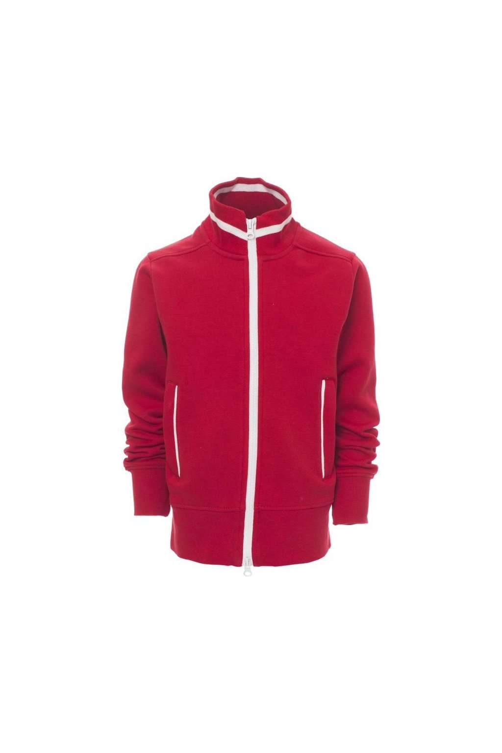 Dětská mikina JUNIOR+, Payper (Velikost 3/4, Barva ČERVENÁ/BÍLÁ)