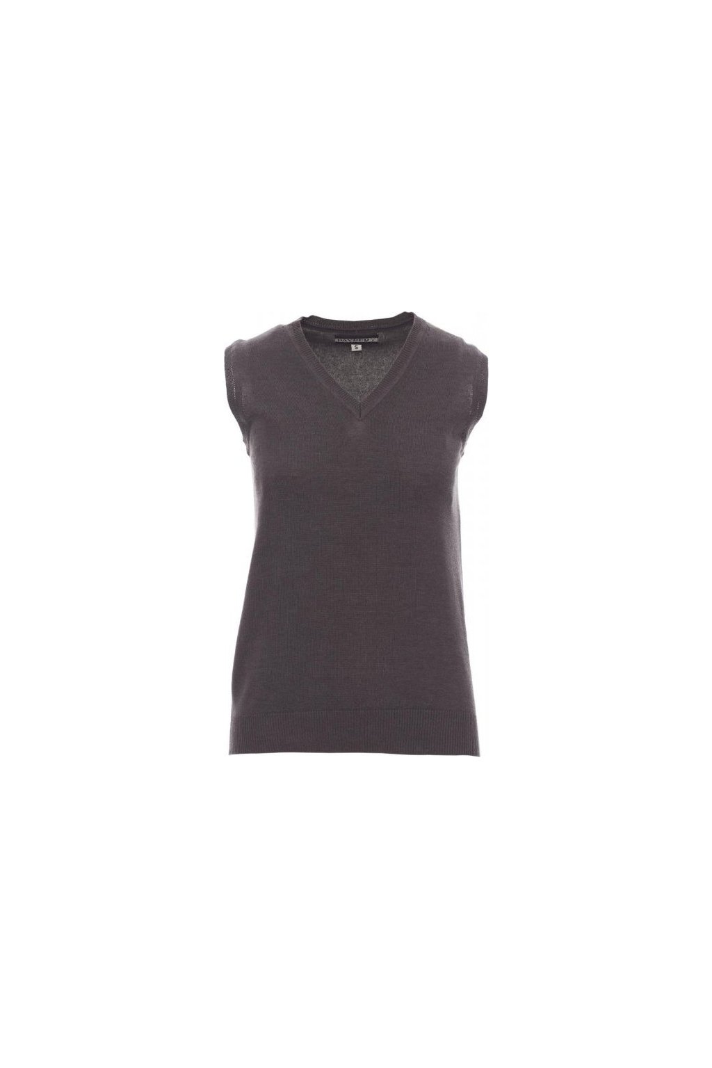 Dámská svetrová vesta DESK LADY MELANGE, Payper (Velikost S, Barva POPELAVĚ ŠEDÁ MELANŽ)