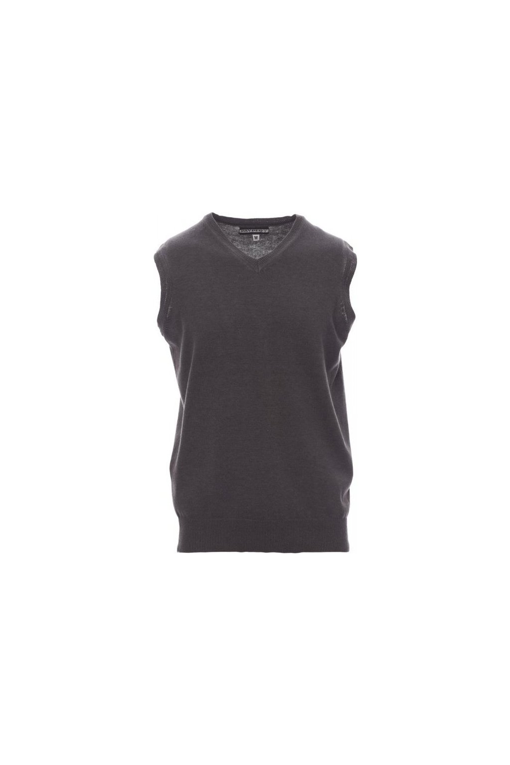 Pánská svetrová vesta DESK MELANGE, Payper (Velikost S, Barva POPELAVĚ ŠEDÁ MELANŽ)