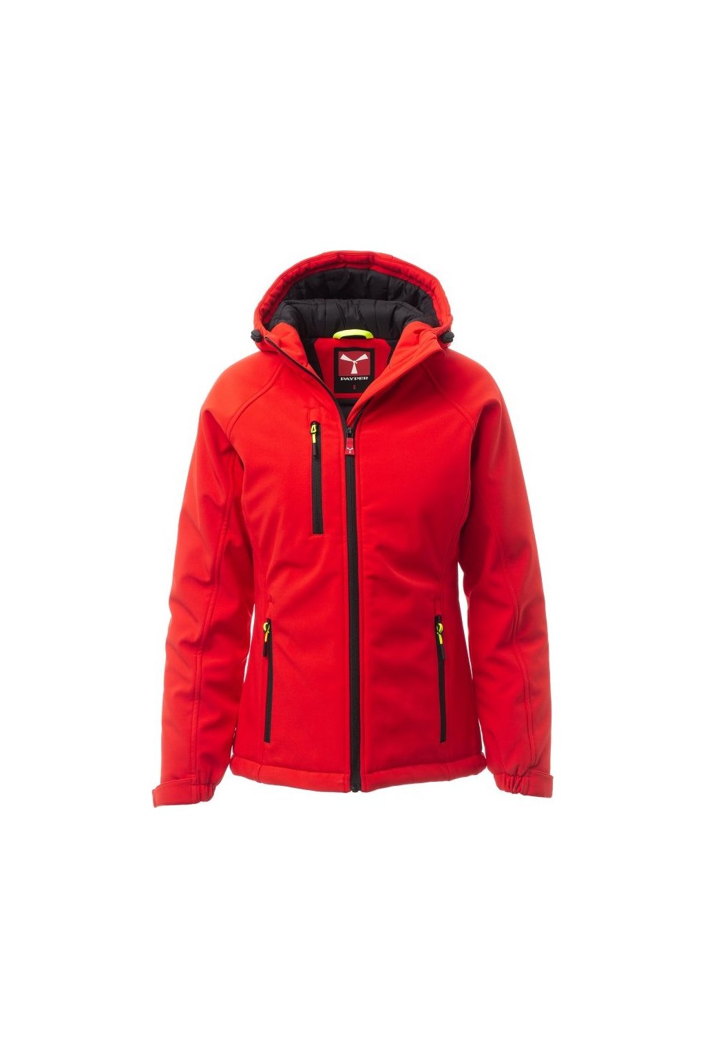 Zimní dámská softshellová bunda GALE PAD LADY, Payper (Velikost XS, Barva ČERVENÁ/ČERNÁ)