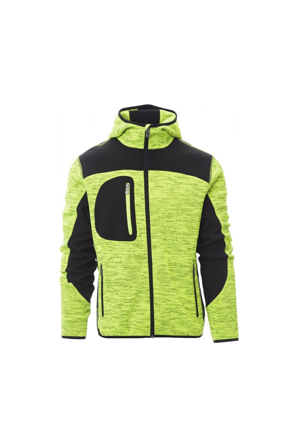 Pánská softshellová bunda TRIP, Payper (Velikost XS, Barva ŽLUTÁ FLUO/ČERNÁ)