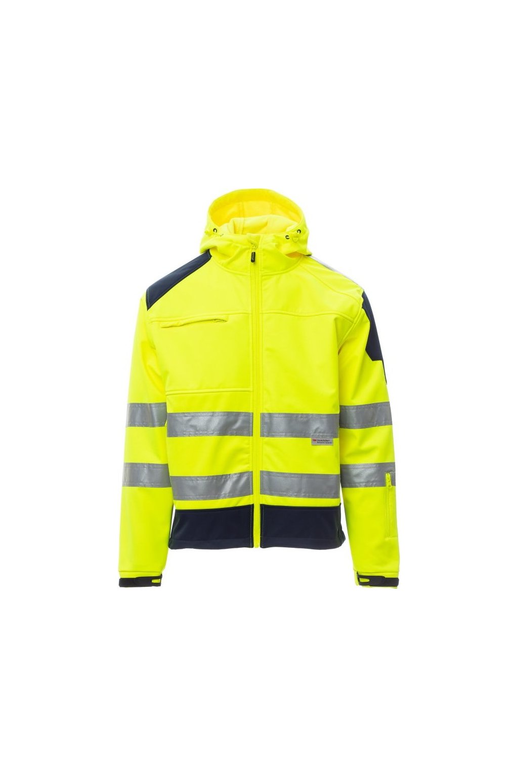 Softshellová reflexní bunda SHINE 2.0, Payper (Velikost XXS, Barva ŽLUTÁ FLUO/NÁMOŘNICK)