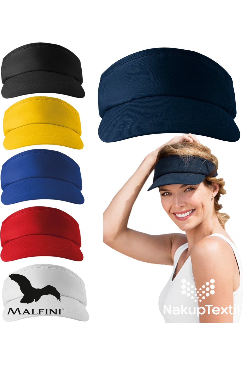 Sunvisor 310 Kšilt unisex (Barva 00-Bílá, Velikost nastavitelná)