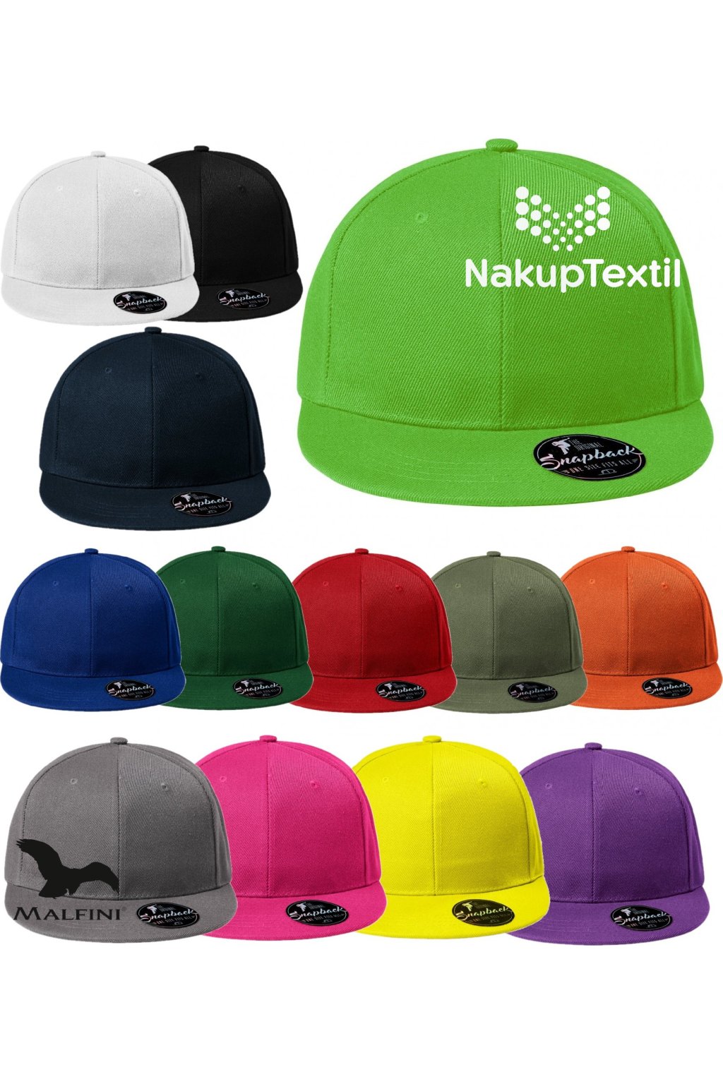 Rap 6P 302 Čepice unisex (Barva 00-Bílá, Velikost nastavitelná)