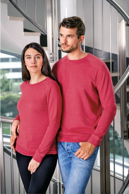 Merger 415 Mikina pánská melírovaná (Velikost S, Barva m1-černý melír)