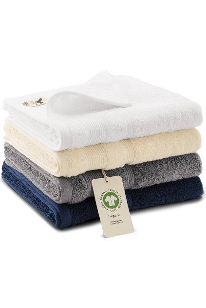 Organic (GOTS) 917 Ručník unisex (Barva 00-Bílá, Velikost 50 x 100 cm)