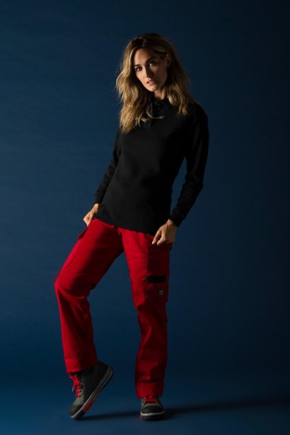 Work Pants Twill Women T70, Pracovní kalhoty dámské (Barva 01-černá, Velikost 34)