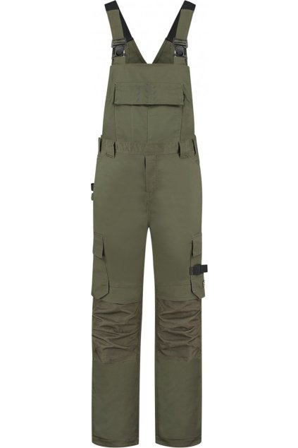 Bib & Brace Twill Cordura T67 Pracovní kalhoty s laclem unisex (Barva 01-černá, Velikost 44)