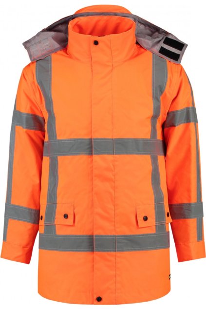 RWS Parka T50 Pracovní bunda unisex (Velikost M, Barva fluorescenční žlutá)