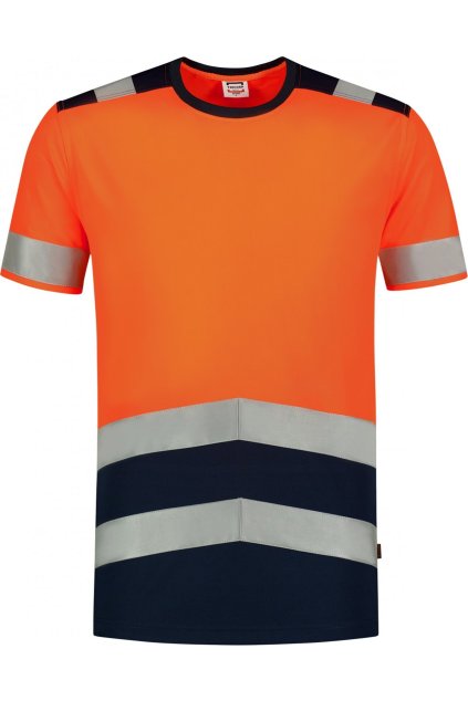 T-Shirt High Vis Bicolor T01 Tričko unisex (Velikost S, Barva fluorescenční žlutá)